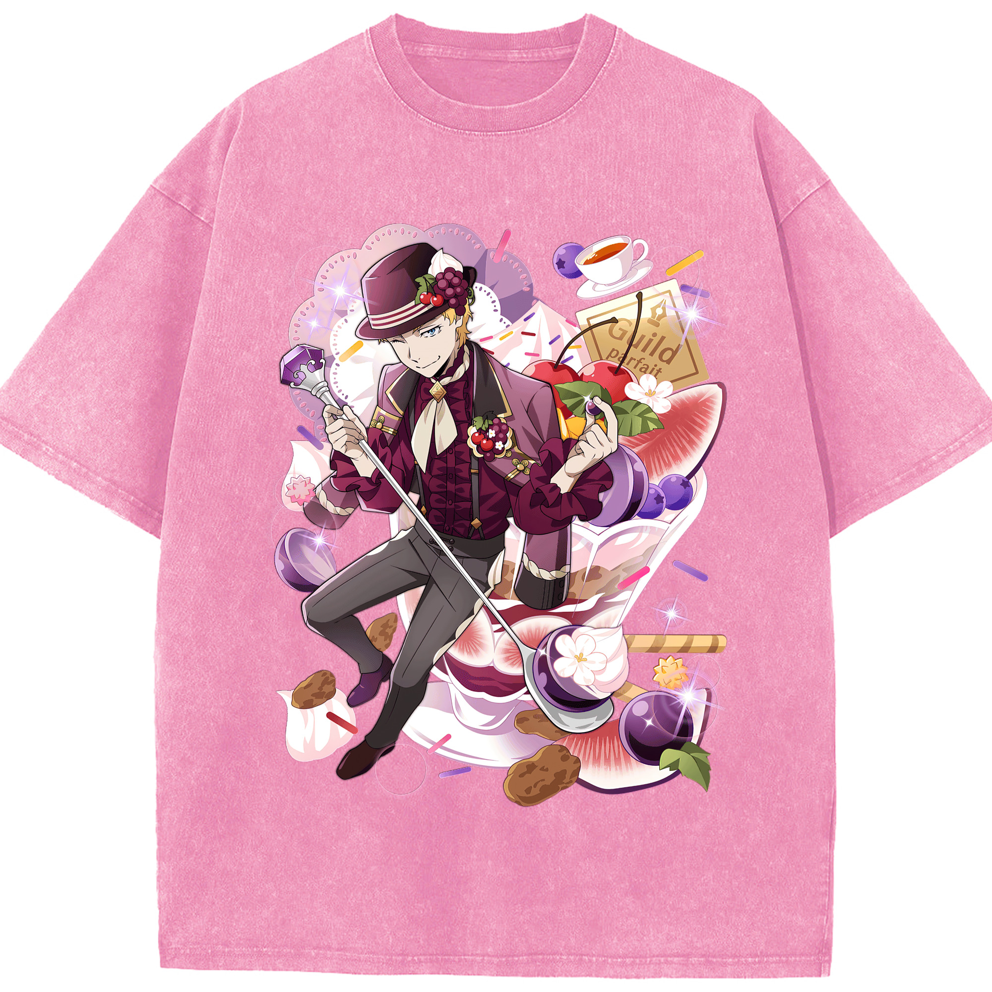（画像用） 文豪ストレイドッグス Bungo Stray Dogs 綿100% ヴィンテージ風 半袖Tシャツ（フロントプリント）